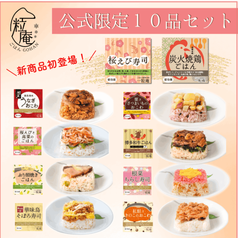 公式限定10個セット｜熟成米使用｜電子レンジで約2分半の簡単調理！